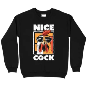 Nice Cook Chicken Sweatshirt - Black